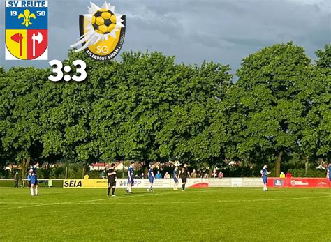 Gerechtes Unentschieden Im Derby Gegen Den Sv Reute Sg Aulendorf