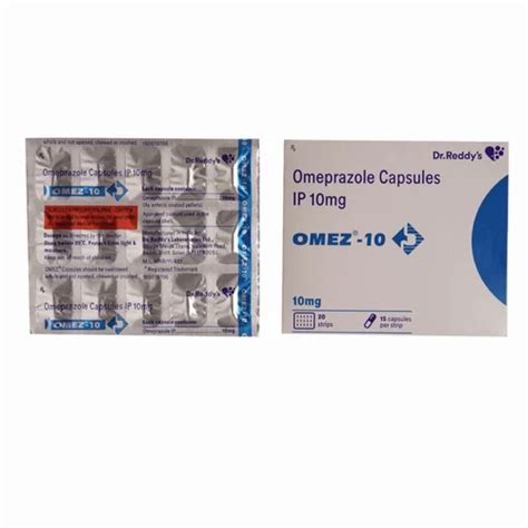 Omeprazole Capsules 10mg At Rs 40stripe Omeprazole Delayed Release