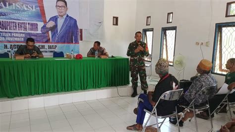 Danramil Teluk Pandan Beri Materi Tentang Wawasan Kebangsaan