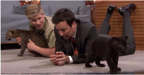 Jimmy Fallon Freaked Out When Steve Irwin's Son Brought Wild Animals On ...