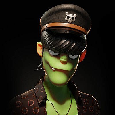 Artstation Russel Gorillaz Guzz Soares