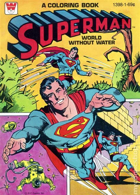 Superman Coloring Book Sc Whitman Comic Books