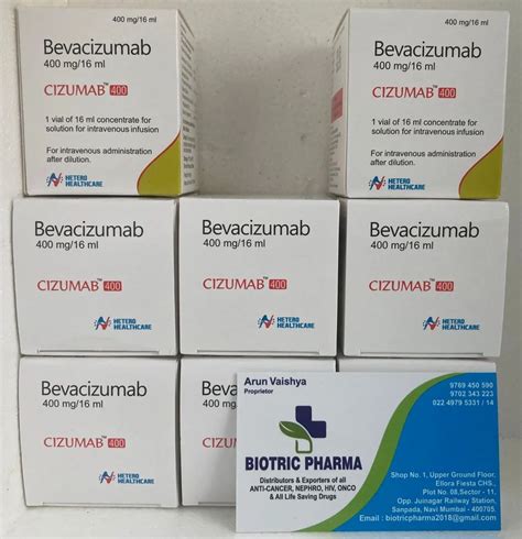 Hetero Cizumab 400Mg Injection Packaging 1 Vial At Rs 11500 In Navi