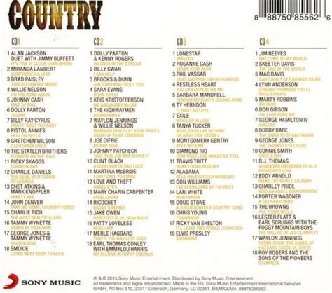 Various Various Ultimate Country Various Artists Cd Album