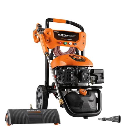 Generac 3100 Psi 25 Gpm Electric Start Cold Water Gas Pressure Washer Carb At