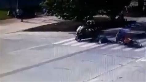 Road Accident Involving 2 Motorcycles Caught On Camera