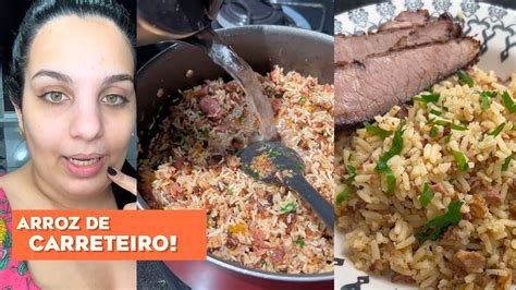 Fiz Um Arroz De Carreteiro Caseiro Ficou Delicioso YouTube