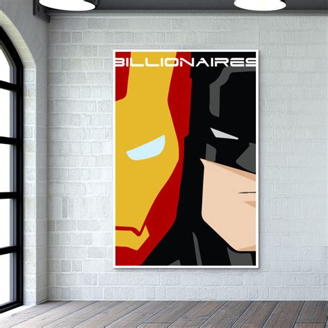 Ironman vs. Batman Wall Art| Buy High-Quality Posters and Framed ...