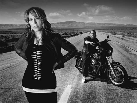 x, entertainment, sagal, katey, series, hd, Sons Of Anarchy, 4K, sons, monochrome, art, tv ...