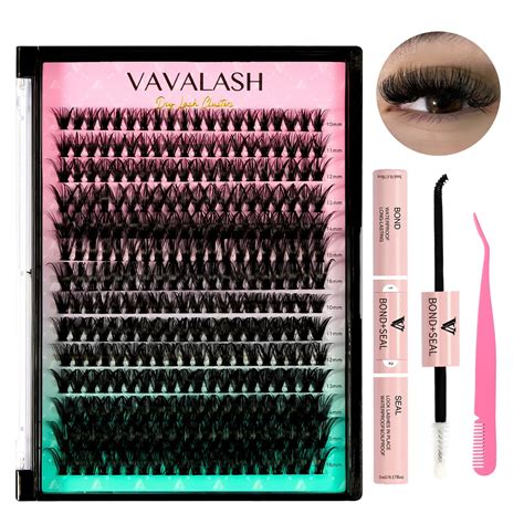 Amazon Vavalash Diy Lash Extensions Kit Individual Cluster Lashes