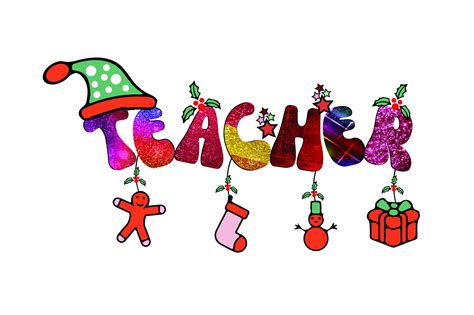 Teacher Christmas Sublimation Graphic By Riya Design Shop · Creative