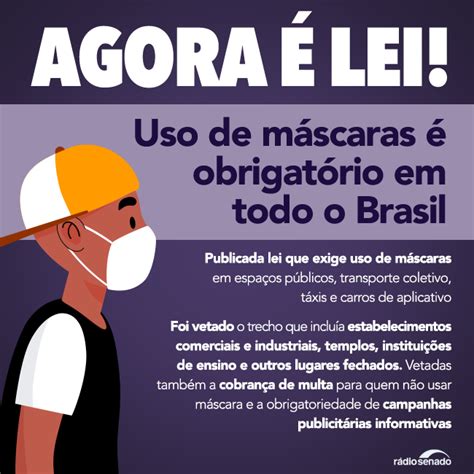 Agora Lei Uso Obrigat Rio De M Scara Em Todo O Brasil Click Riomafra