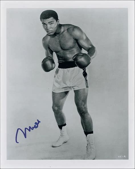 Muhammad Ali Signed Boxing Photo By Ali Muhammad Signed By Authors