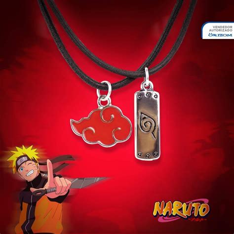 Kit 2 Colares Naruto Best Friends Nuvem Vermelha E Bandana Shopee Brasil