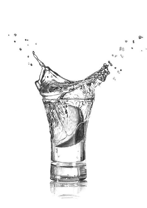 Tequila Splash Drawing By Paul Stowe Fine Art America