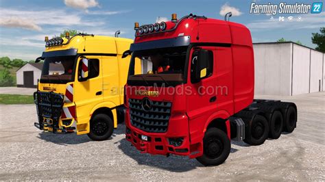 Mercedes Benz Actros Arocs Slt V For Fs Edward S Modding