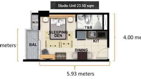 Studio Type Condo Unit Floor Plan Viewfloor Co