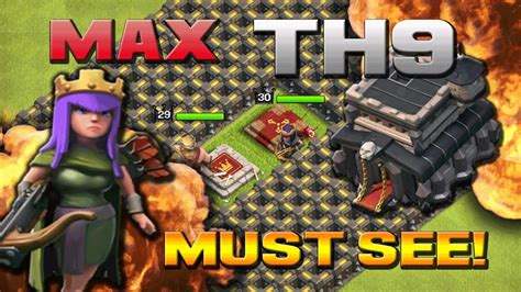 Clash Of Clans Maxed Out Town Hall 9 Upgrade To Th10 YouTube