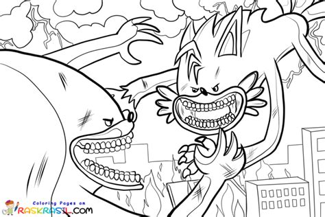 Desenhos De Shin Sonic Para Colorir