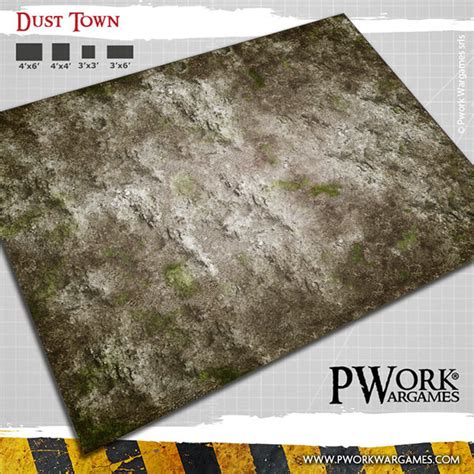 Dust Town Pwork Wargames Fantasy Gaming Mat Bols Gamewire