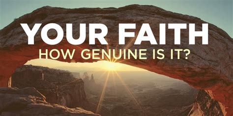 Your Faith How Genuine Is It Revive Our Hearts Blog Revive