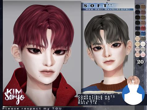 Kimsimjo S Ts4 Male Hairstylesoft Artofit