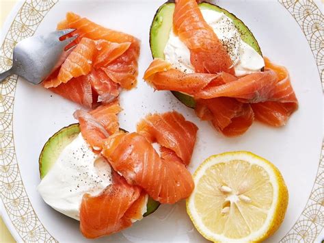 Keto Salmon Filled Avocados Recipe And Nutrition Eat This Much