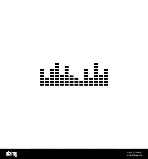 Equalizer Icon Simple Style Music Festival Poster Background Symbol