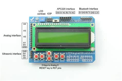 Arduino 1602 LCD KeyPad Shield Geeetech Wiki