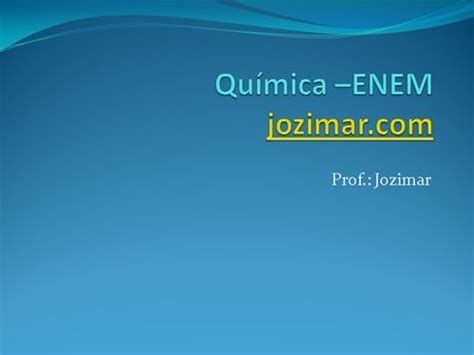 Curso A Dist Ncia De Quimica Para O Enem Buzzero