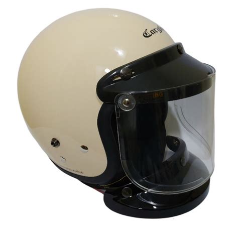 Jual Helm Cargloss Original Retro Cream Gloss Shopee Indonesia