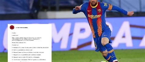 Messi Recibió Una Delirante Oferta Las Cláusulas Del Contrato Mendoza Post