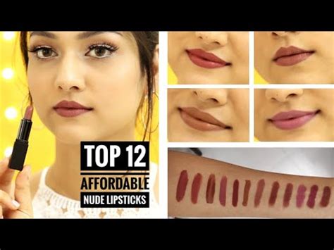 TOP 12 Affordable Nude Lipsticks Available In India For All Skintones