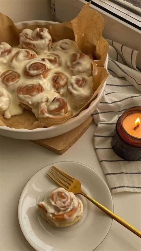 Baking Ideas Cinnamon Rolls And Fall Baking Aesthetic