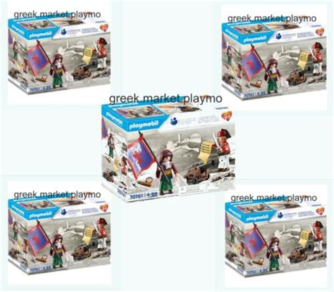 Playmobil 70761 Χ 5 Boxes Play And Give Greek Revolution The 200th