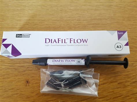 Diadent Diafil Flow Light Cured Flowable Composite Resin A G Dental