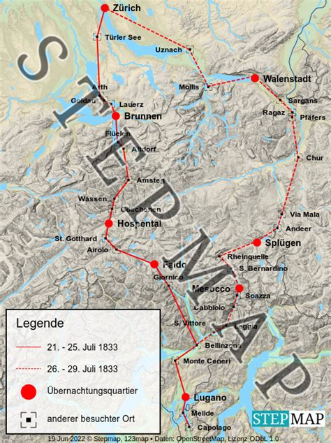 Stepmap Tessin Final Landkarte F R Schweiz