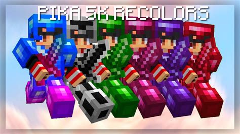 Pika K Recolors X Texture Pack Made By Hydrogenate Mcpe Pvp