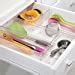 Idesign Portaposate Cassetto Grande Organizer Cassetti In Plastica Con