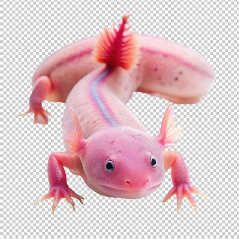 Pink aquatic salamander | Premium AI-generated PSD