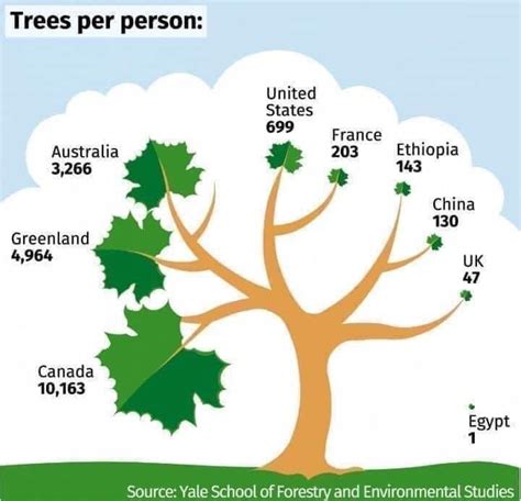 Channa Prakash On Twitter How Many Trees Per Person In Your Country