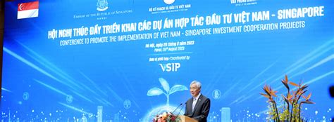 Pmo Pm Lee Hsien Loong At The Vietnam Singapore Industrial Park Event