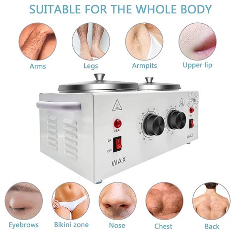 Double Wax Warmer Professional Electric Heater Machine For Hair Removal