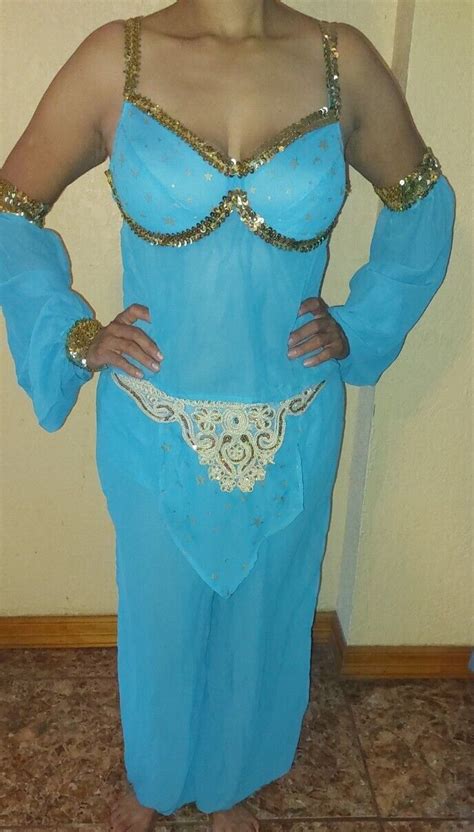 Princess Jasmine Disney Adult Sexy Costume Full Set S Gem