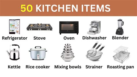 Kitchen Items Name In English Ll English Vocabulary Ll English Pro