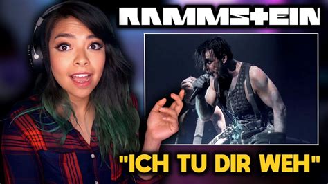 First Time Reaction Rammstein Ich Tu Dir Weh YouTube