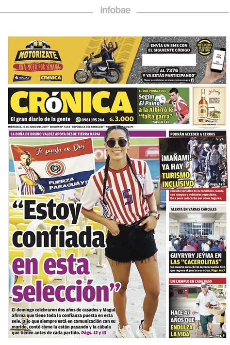 Cronica Paraguay 19 De Junio De 2019 Infobae