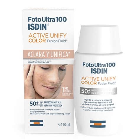 FOTOULTRA 100 ISDIN ACTIVE UNIFY COLOR 50ML Farmacia UNIDERMA Perú