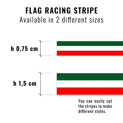 Stripes Strisce Adesive Per Auto E Moto Tricolore Italia Quattroerre