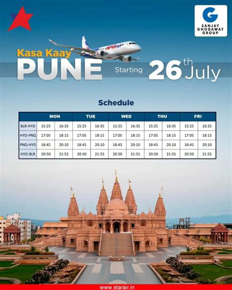 Star Air Announces Flight Connectivity Between Pune And Hyderabad